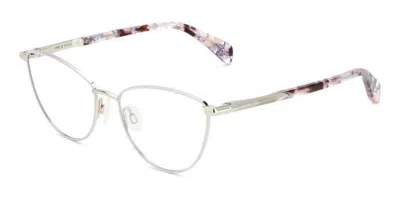Rag & Bone Rnb3063/g Women's Glasses, Purple, Size 52