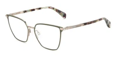 Rag & Bone Rnb3064/g Women's Glasses, Green, Size 55