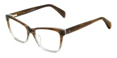 Rag & Bone Rnb3066 Women's Glasses, Brown, Size 54