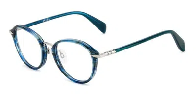 Rag & Bone Rnb3067/g Asian Fit Women's Glasses, Blue, Size 49