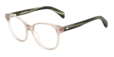 Rag & Bone Rnb3068/g Women's Glasses, Pink, Size 52