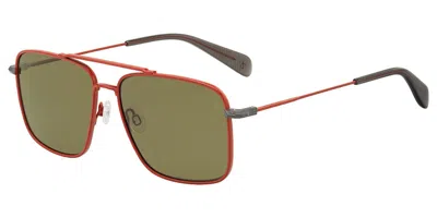 Rag & Bone Rnb5022/s 8im/qt Occhiali Da Sole Rossi Per Uomo In Red