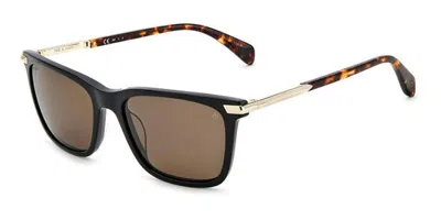 Rag & Bone Rnb5042/s 807/sp Men's Sunglasses Black Size 56