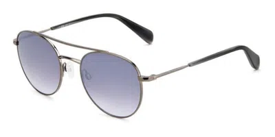 Rag & Bone Rnb5050/g/s Pta/ic Men's Sunglasses Silver Size 51