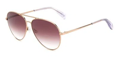 Rag & Bone Rnb5052/g/s Asian Fit Au2/3x Men's Sunglasses Gold Size 59 In Rose Gold