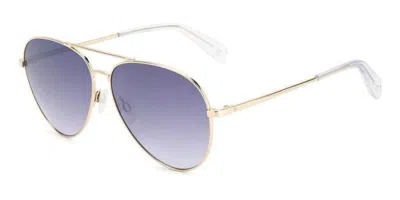 Rag & Bone Rnb5052/g/s Asian Fit J5g/ic Men's Sunglasses Gold Size 59