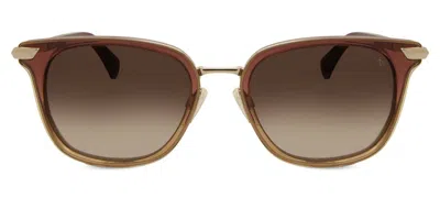 Rag & Bone Rnb6000/s B3v/ha Men's Sunglasses Brown Size 52
