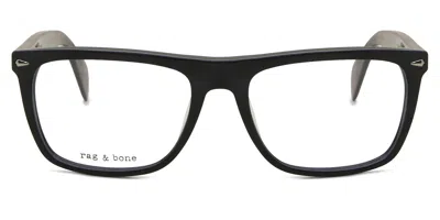 Rag & Bone Rnb7001 807 Occhiali Da Vista Neri Per Uomo (solo Montatura) In Black