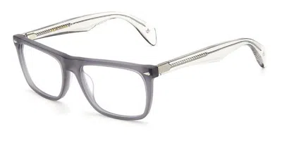 Rag & Bone Rnb7001 Men's Glasses, Clear, Size 55 In Gray