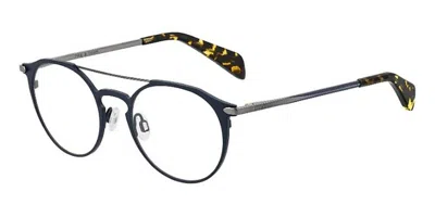 Rag & Bone Rnb7013 Fll Men's Glasses Blue Size 50 - Free Lenses - Blue Light Block Available In Green
