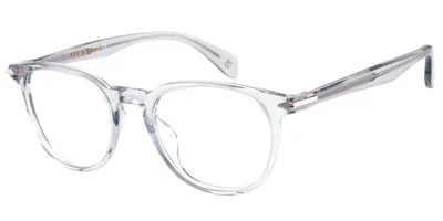 Rag & Bone Rnb7028/g Kb7 Occhiali Da Vista Chiari Per Uomo (solo Montatura) In Gray