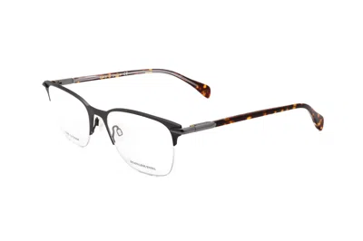 Rag & Bone Rnb7029 0r80 00 Semi Matte Dark Ruthenium 53mm In Multi