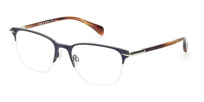 Rag & Bone Rnb7029 Fll Men's Glasses Blue Size 55 - Free Lenses - Blue Light Block Available In Matte Blue
