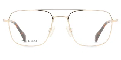 Rag & Bone Rnb7034/g Asian Fit Men's Glasses, Gold, Size 53