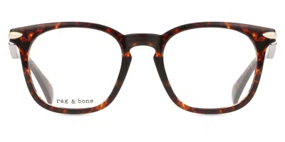 Rag & Bone Rnb7037/g Men's Glasses, Tortoiseshell, Size 50 In Brown