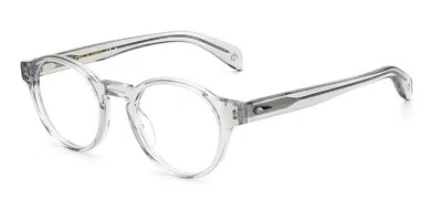 Rag & Bone Rnb7042 Kb7 Men's Glasses Clear Size 48 - Free Lenses - Blue Light Block Available In Transparent Grey
