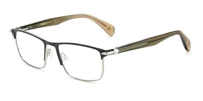 Rag & Bone Rnb7046 Kb7 Men's Glasses Silver Size 55 - Free Lenses - Blue Light Block Available In Grey Silver