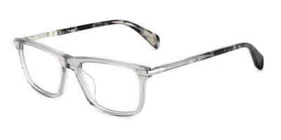 Rag & Bone Rnb7047 Men's Glasses, Clear, Size 53 In Gray