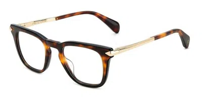 Rag & Bone Rnb7048 Men's Glasses, Tortoiseshell, Size 48 In Brown