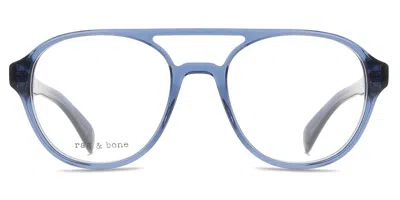 Rag & Bone Rnb7049/g Asian Fit Men's Glasses, Blue, Size 51