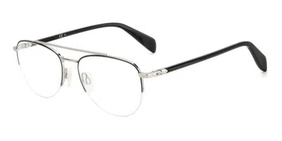 Rag & Bone Rnb7054/g 807 Men's Glasses Black Size 54 - Free Lenses - Blue Light Block Available