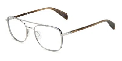 Rag & Bone Rnb7058/g Asian Fit Men's Glasses, Silver, Size 54