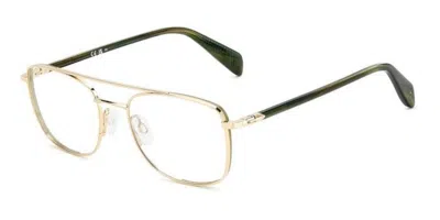 Rag & Bone Rnb7058/g Asian Fit Pef Men's Glasses Gold Size 54 - Free Lenses - Blue Light Block Available