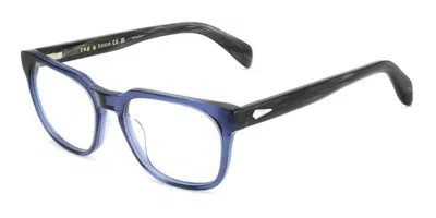 Rag & Bone Rnb7060/g Men's Glasses, Blue, Size 55