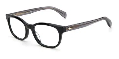 Rag & Bone Rnb8000 Men's Glasses, Black, Size 53