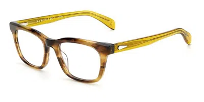 Rag & Bone Rnb8002/g Asian Fit Men's Glasses, Orange, Size 52