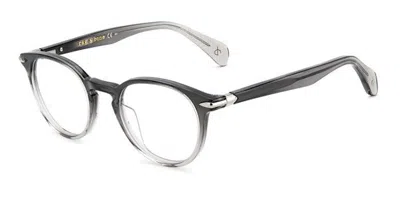 Rag & Bone Rnb8003 81v Men's Glasses Black Size 48 - Free Lenses - Blue Light Block Available In Black White