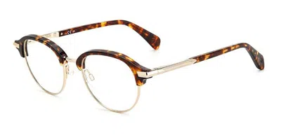 Rag & Bone Rnb8004 Men's Glasses, Tortoiseshell, Size 48 In Brown
