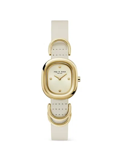 Rag & Bone Rory 25mm Watch In Gold