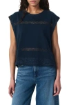 Rag & Bone Rosie Muscle Tank In Blue