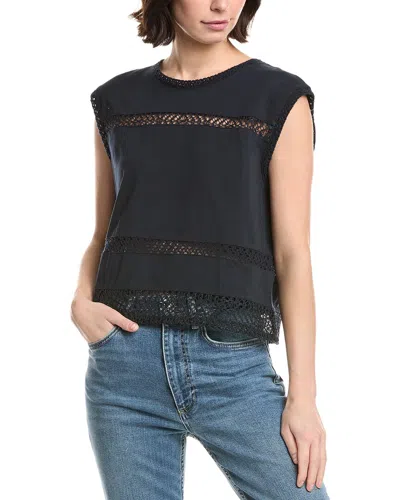 Rag & Bone Rosie Muscle Tank In Blue