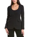 Rag & Bone Rosie Tweed Blazer In Black