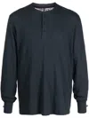 Rag & Bone Round-neck Long-sleeve Top In 蓝色