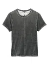 Rag & Bone Round-neck T-shirt In Gray