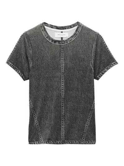 Rag & Bone Round-neck T-shirt In Gray