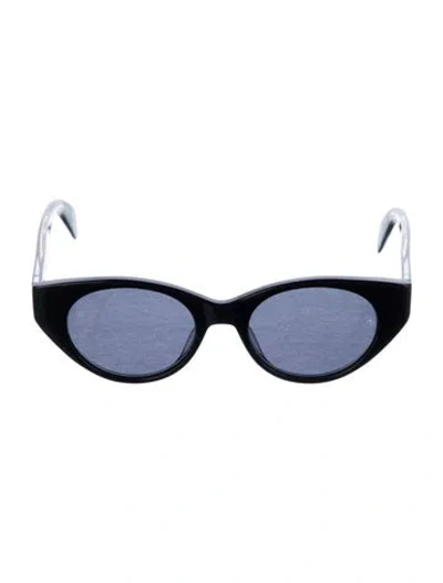 Pre-owned Rag & Bone Round Tinted Sunglasses In Black