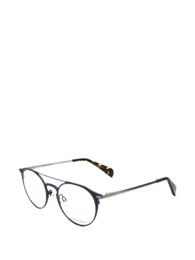 Rag & Bone Round-frame Glasses In Silver