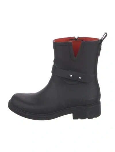 Pre-owned Rag & Bone Rubber Boots In Black