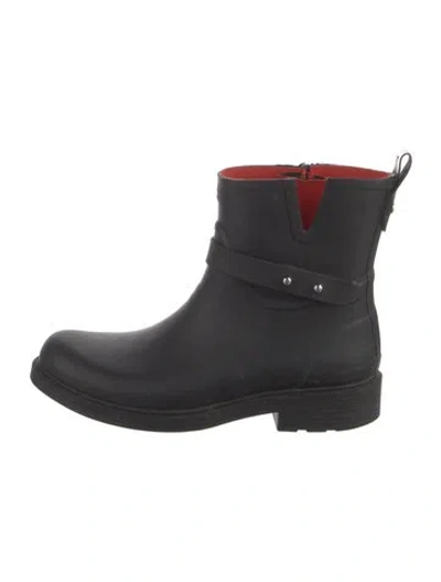 Pre-owned Rag & Bone Rubber Rain Boots In Black