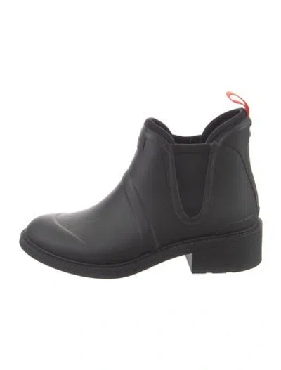 Pre-owned Rag & Bone Rubber Rain Boots In Black