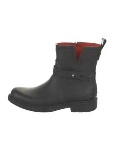 Pre-owned Rag & Bone Rubber Rain Boots In Black