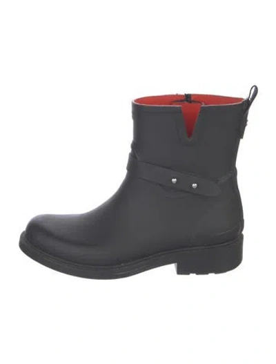 Pre-owned Rag & Bone Rubber Rain Boots In Black