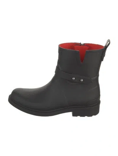 Pre-owned Rag & Bone Rubber Rain Boots In Black