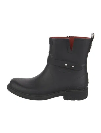 Pre-owned Rag & Bone Rubber Rain Boots In Black