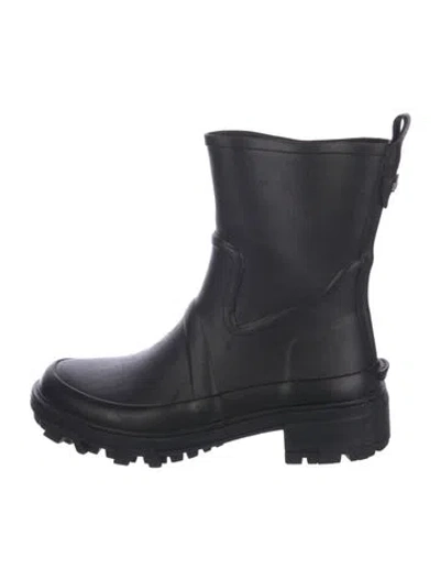 Pre-owned Rag & Bone Rubber Rain Boots In Black