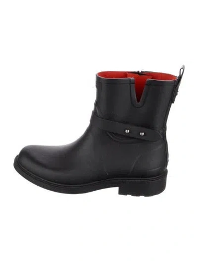 Pre-owned Rag & Bone Rubber Rain Boots In Black